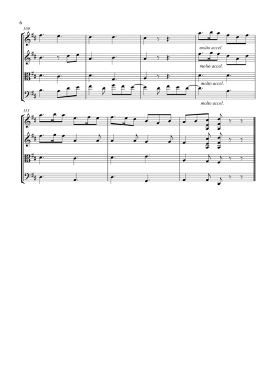 Fairytale Of New York String Quartet scores gallery preview page 6