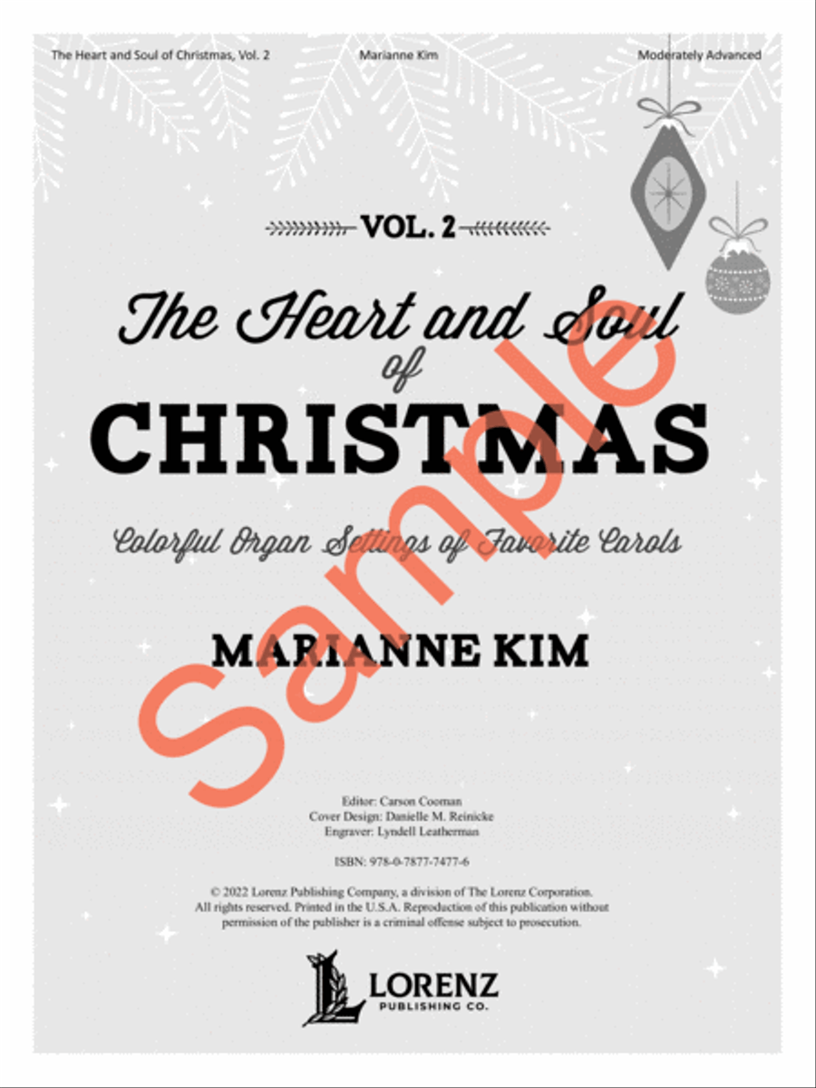 The Heart and Soul of Christmas, Vol. 2 Organ Solo scores gallery preview page 2