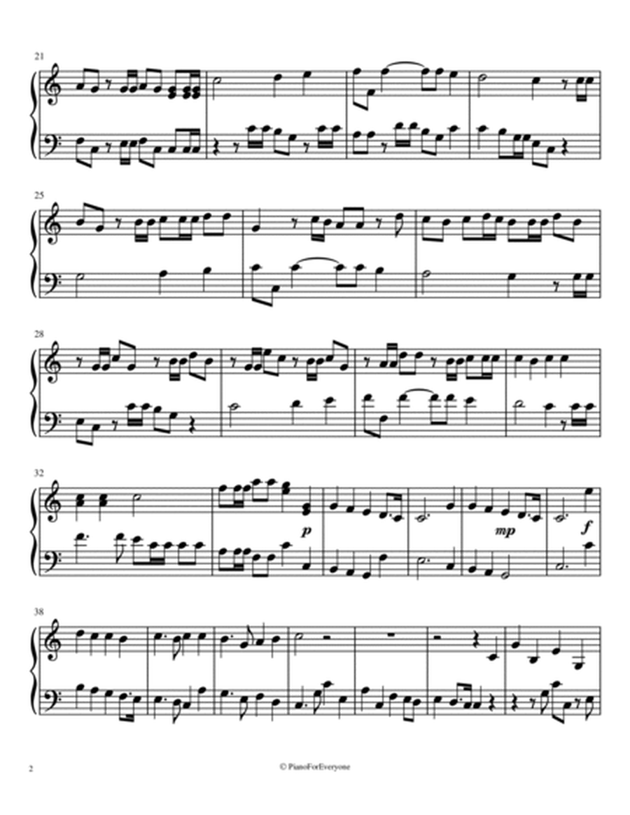 'Hallelujah' from Messiah - Handel (Easy Piano) image number null