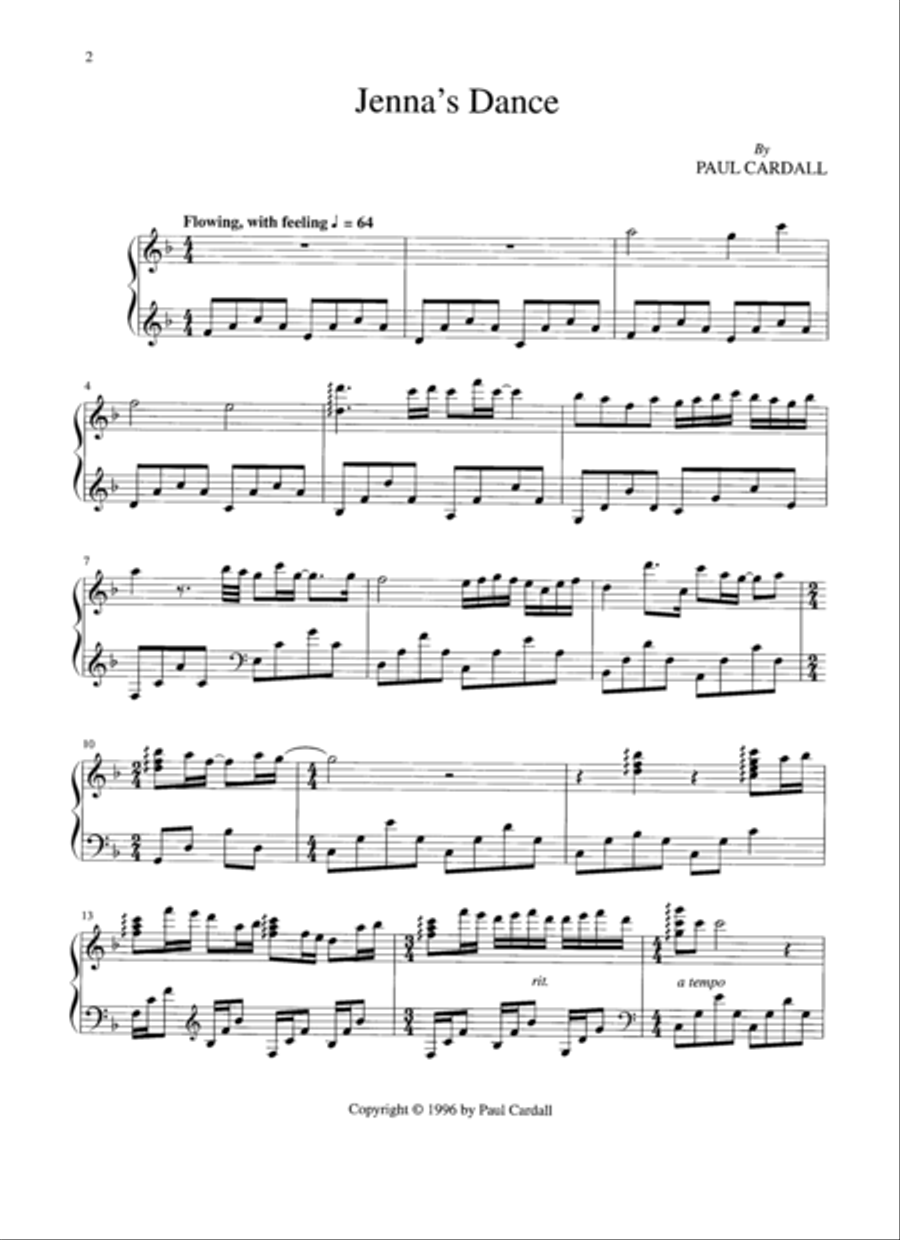 Jenna's Dance Jenna's Dance Piano Solo scores gallery preview page 2