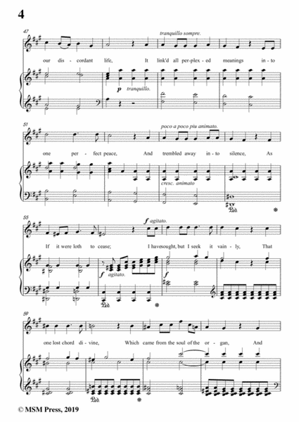 Arthur Sullivan-Lost Chord,in A Major,for Voice and Piano image number null