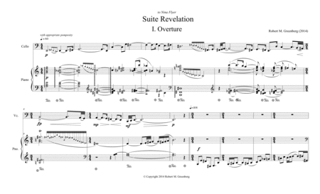 Suite Revelation for cello and piano image number null