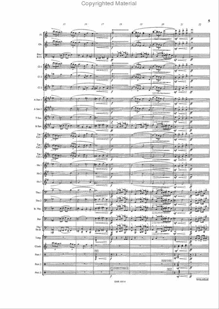 The Ten Commandments Concert Band scores gallery preview page 5