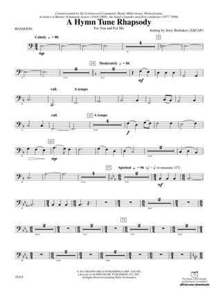 A Hymn Tune Rhapsody: Bassoon