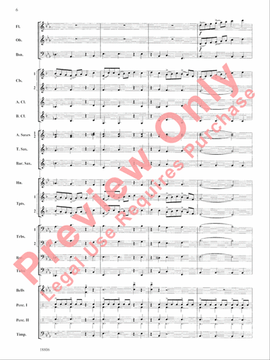 Quintology Concert Band scores gallery preview page 7