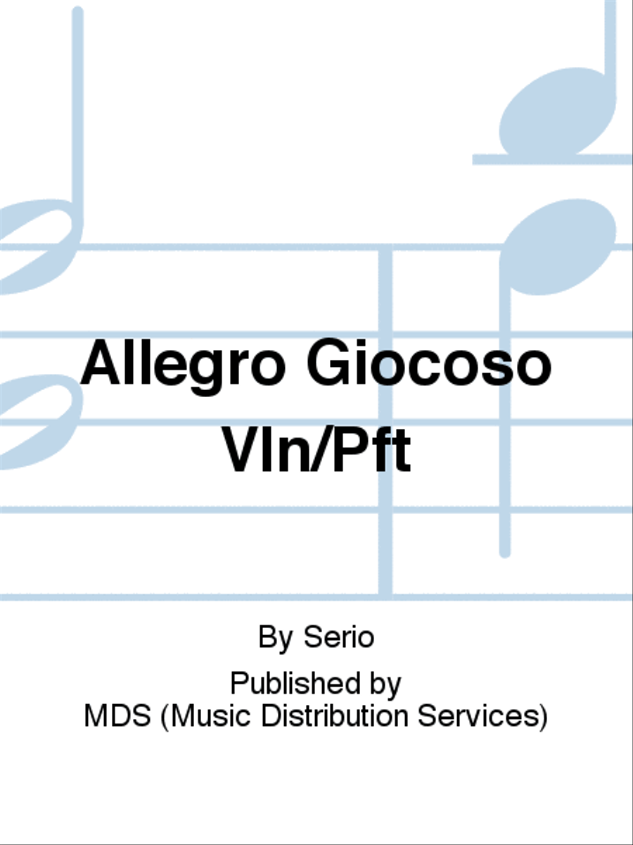 ALLEGRO GIOCOSO Vln/Pft Violin scores gallery preview page 1