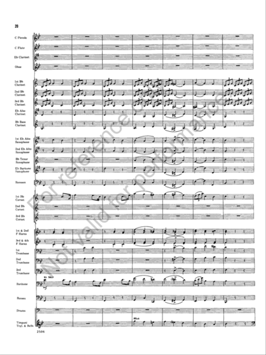 Armida Concert Band scores gallery preview page 20