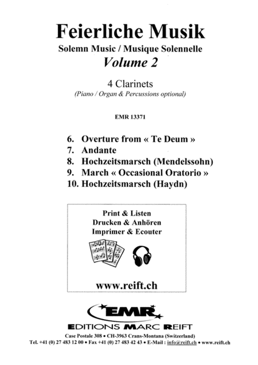 Feierliche Musik Volume 2 image number null