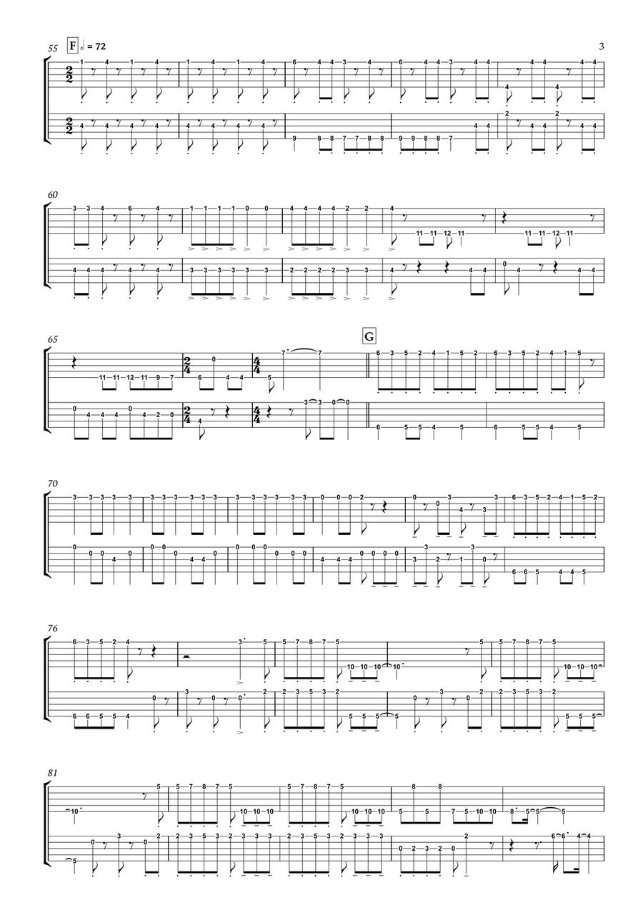 Bohemian Rhapsody Banjo scores gallery preview page 4