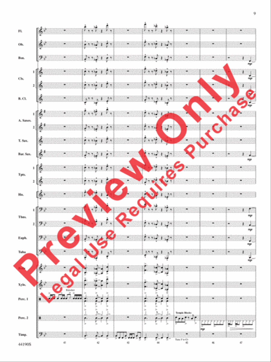 Dynamo Concert Band scores gallery preview page 10