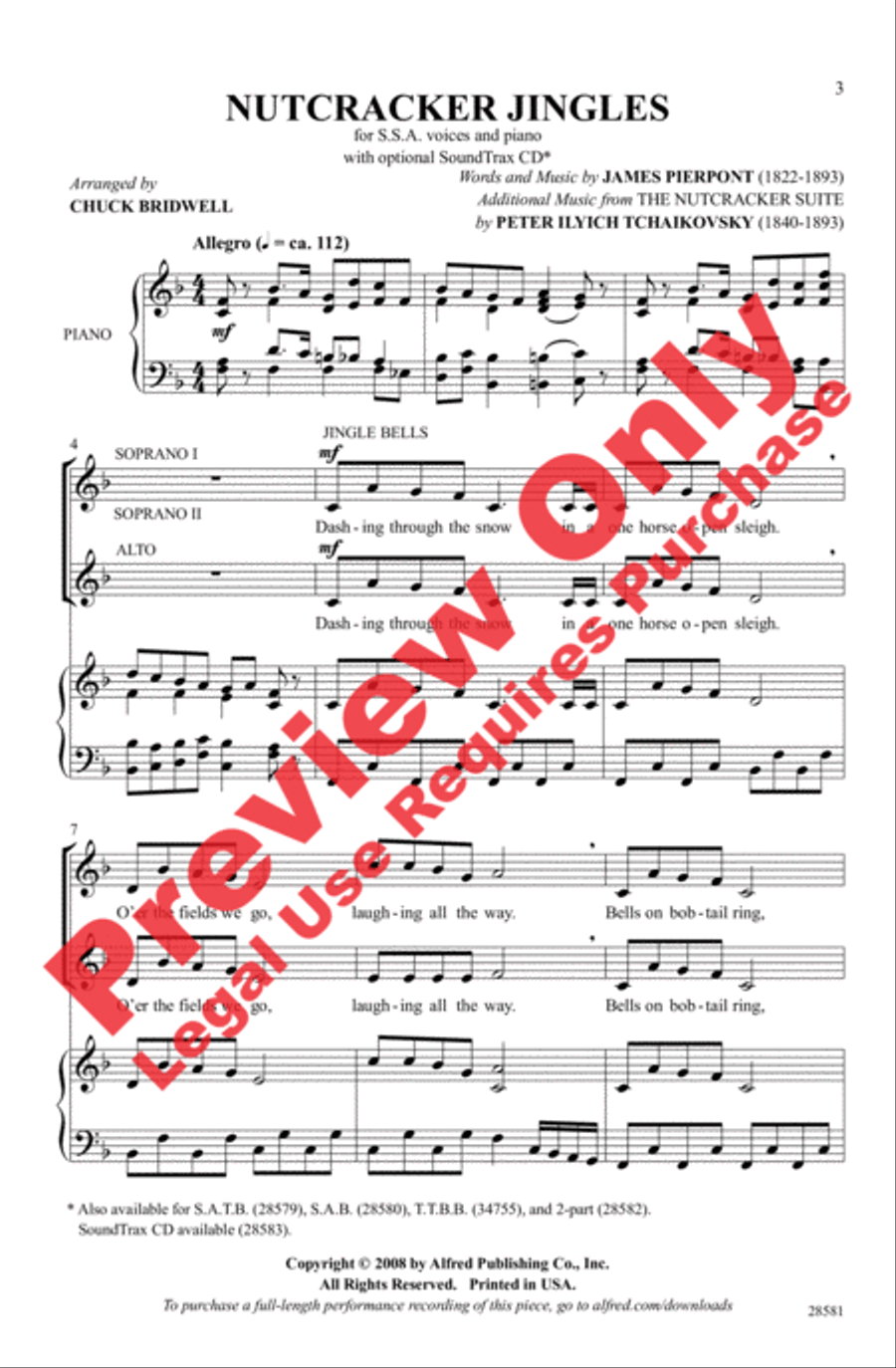 Nutcracker Jingles Women's Choir scores gallery preview page 2