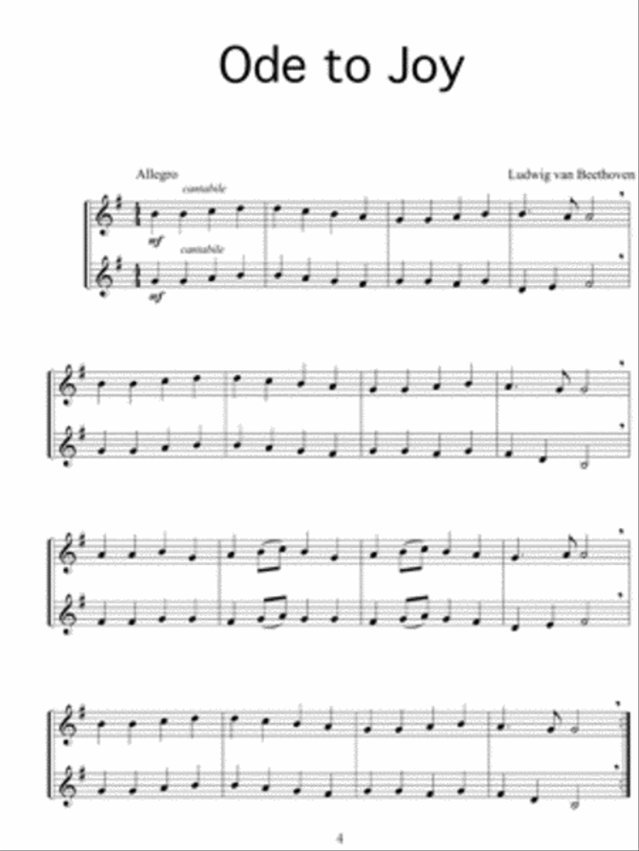 Easy Duets for Trumpet Trumpet Duet scores gallery preview page 3