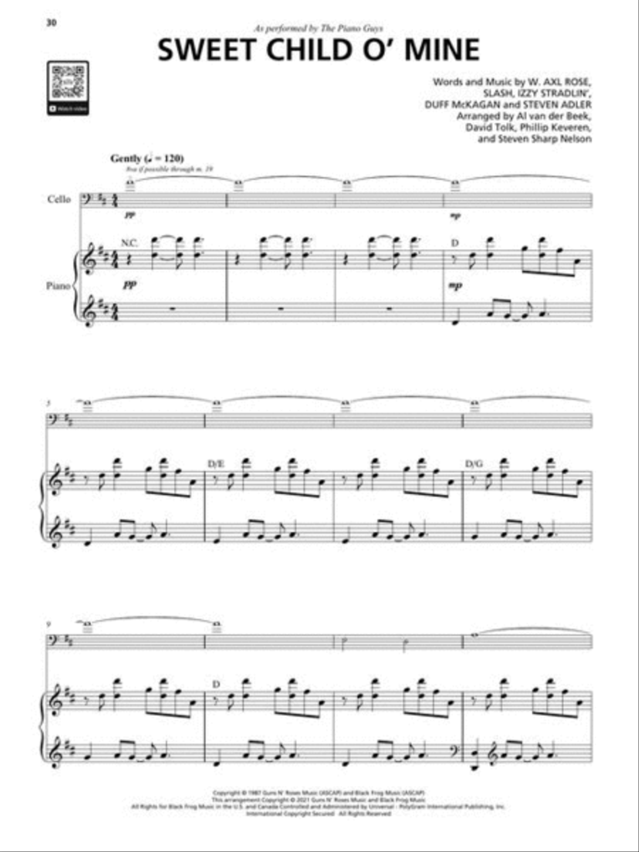 The Piano Guys – Chill Cello scores gallery preview page 6