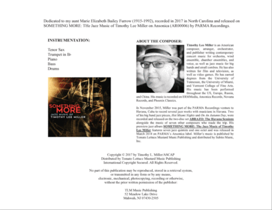 Dear Della Mae Jazz Ensemble scores gallery preview page 2