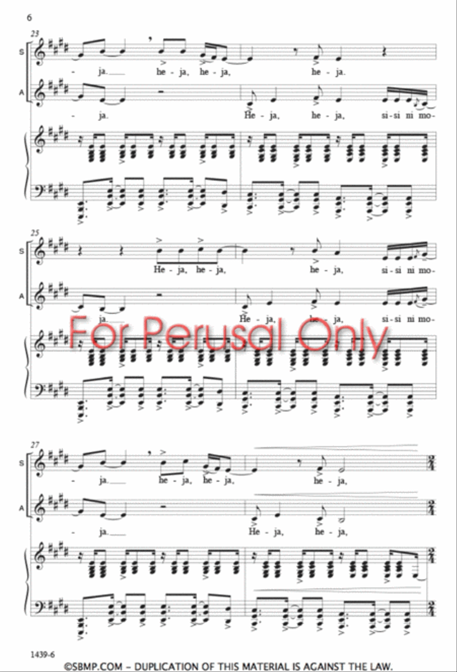 Sisi ni moja - SA Octavo Sisi ni moja - SA Octavo SA scores gallery preview page 5