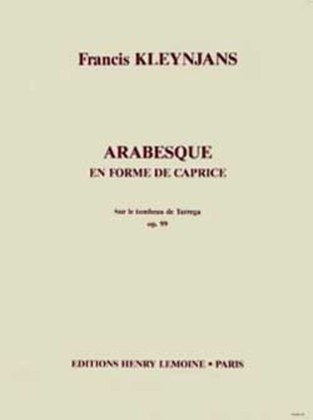 Book cover for Arabesque En Forme De Caprice