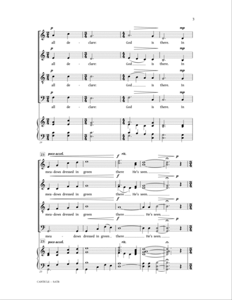 Canticle Canticle Divisi scores gallery preview page 3