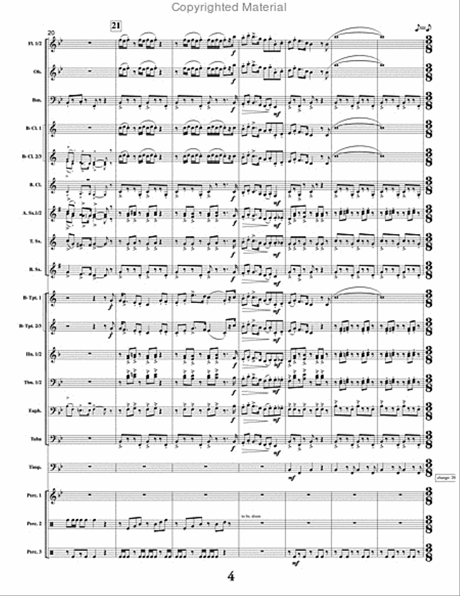 Foster's America Concert Band scores gallery preview page 5