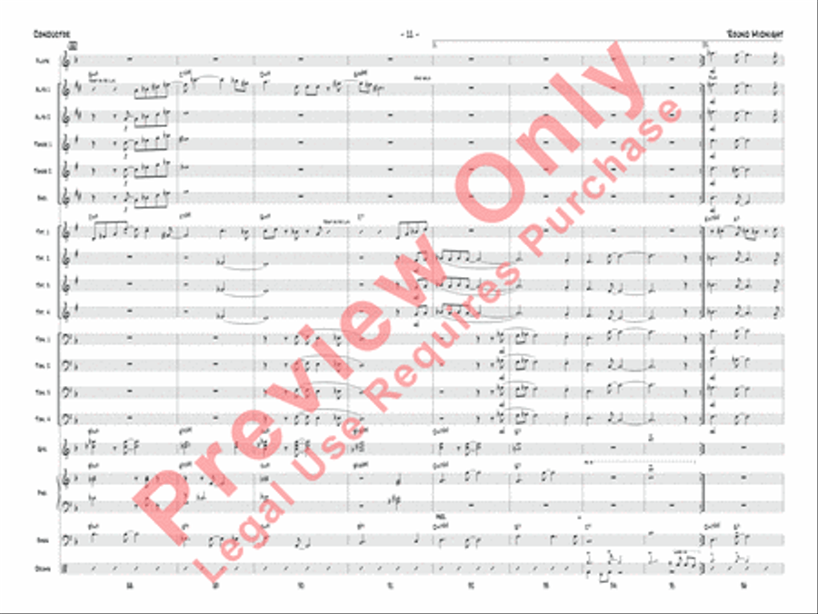 'Round Midnight Jazz Ensemble scores gallery preview page 14