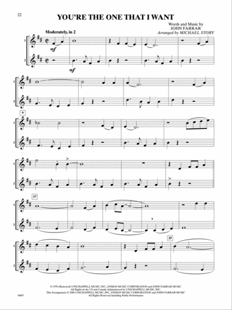 Pop Duets for All Small Ensemble scores gallery preview page 3