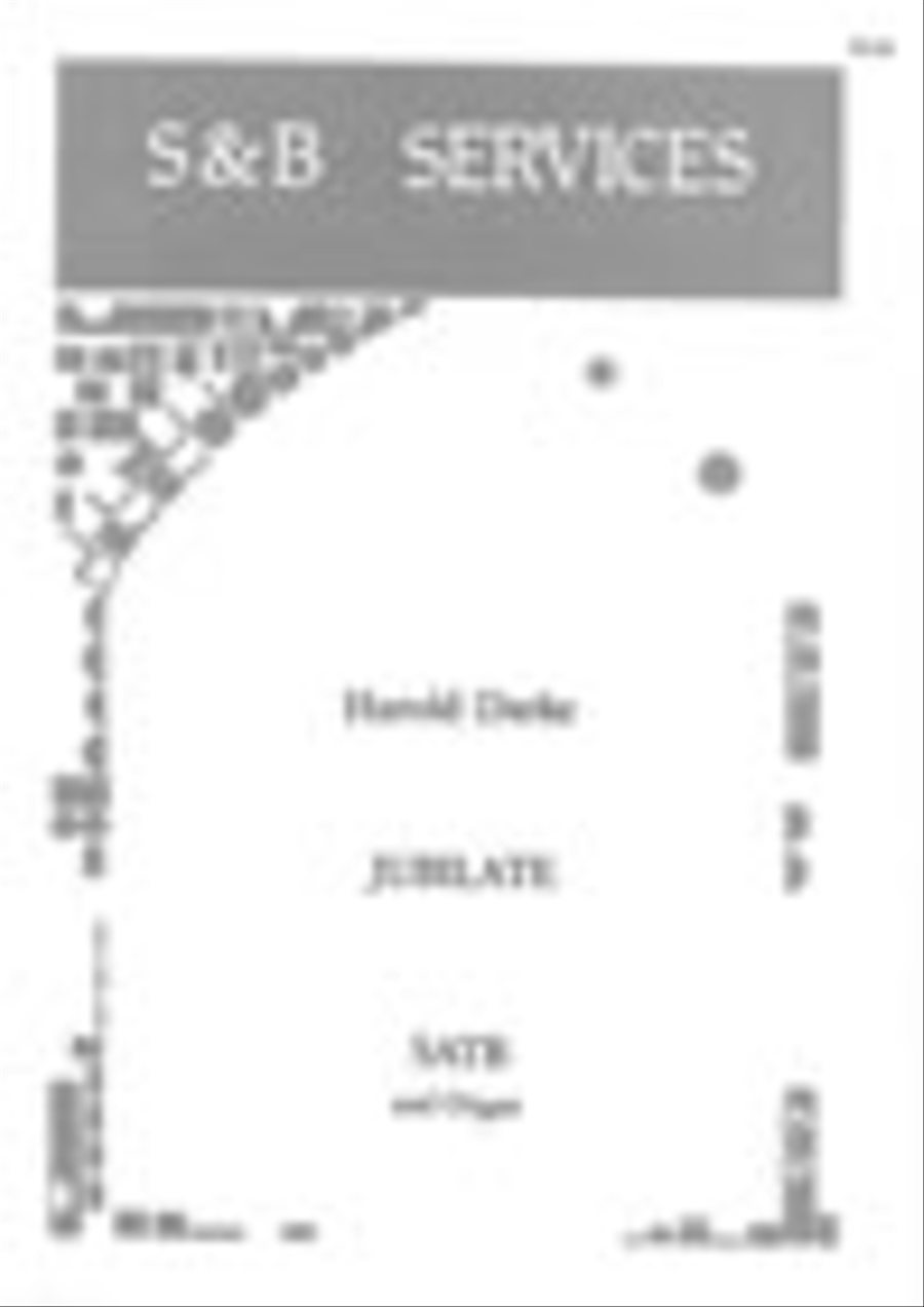 Jubilate in F 4-Part scores gallery preview page 1