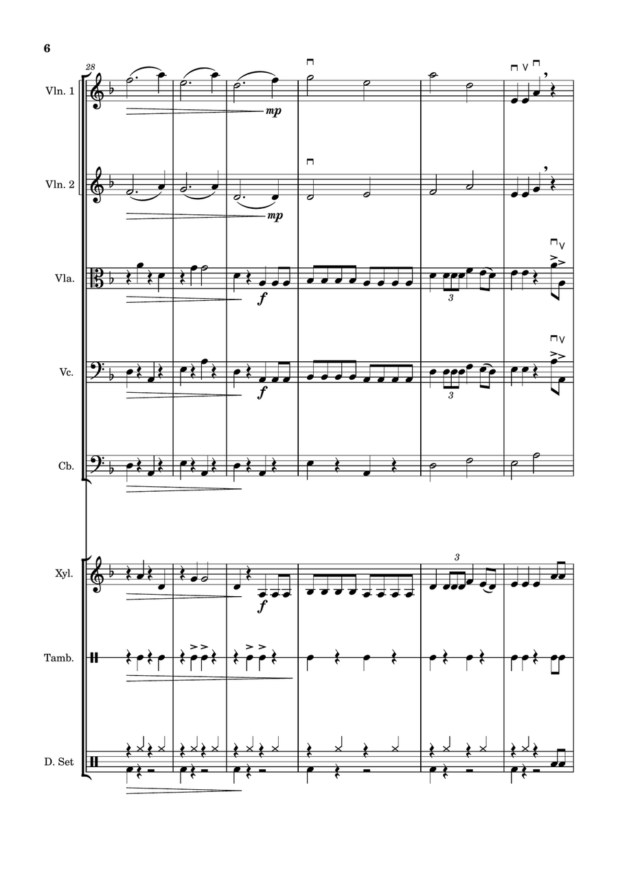 Poor Unfortunate Souls Poor Unfortunate Souls String Orchestra scores gallery preview page 6