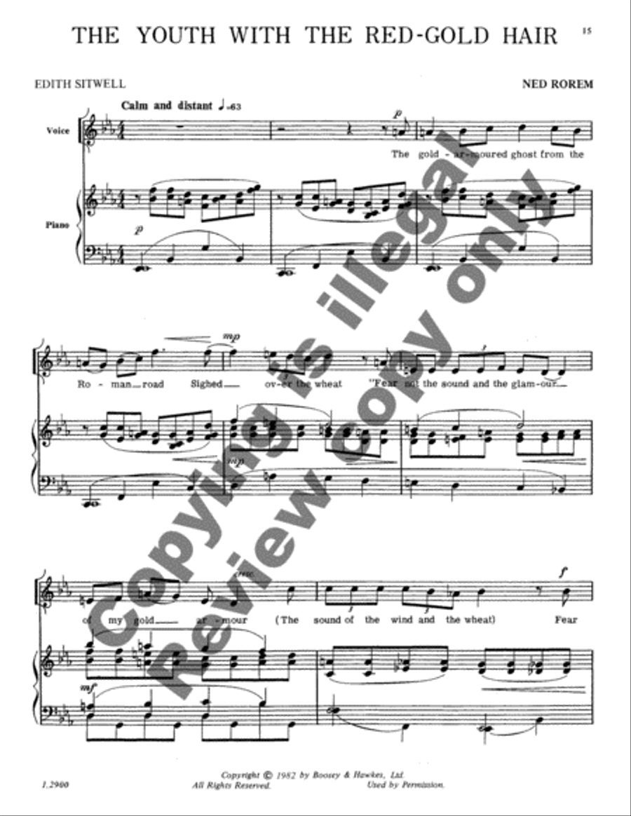 American Art Song Anthology, Volume 1: Contemporary American Songs for High Voice and Piano High Voice scores gallery preview page 6