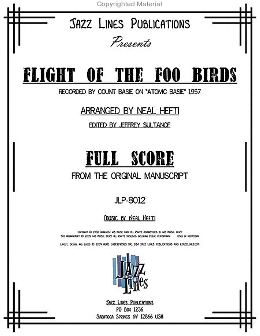 Flight Of The Foo Birds Big Band scores gallery preview page 2