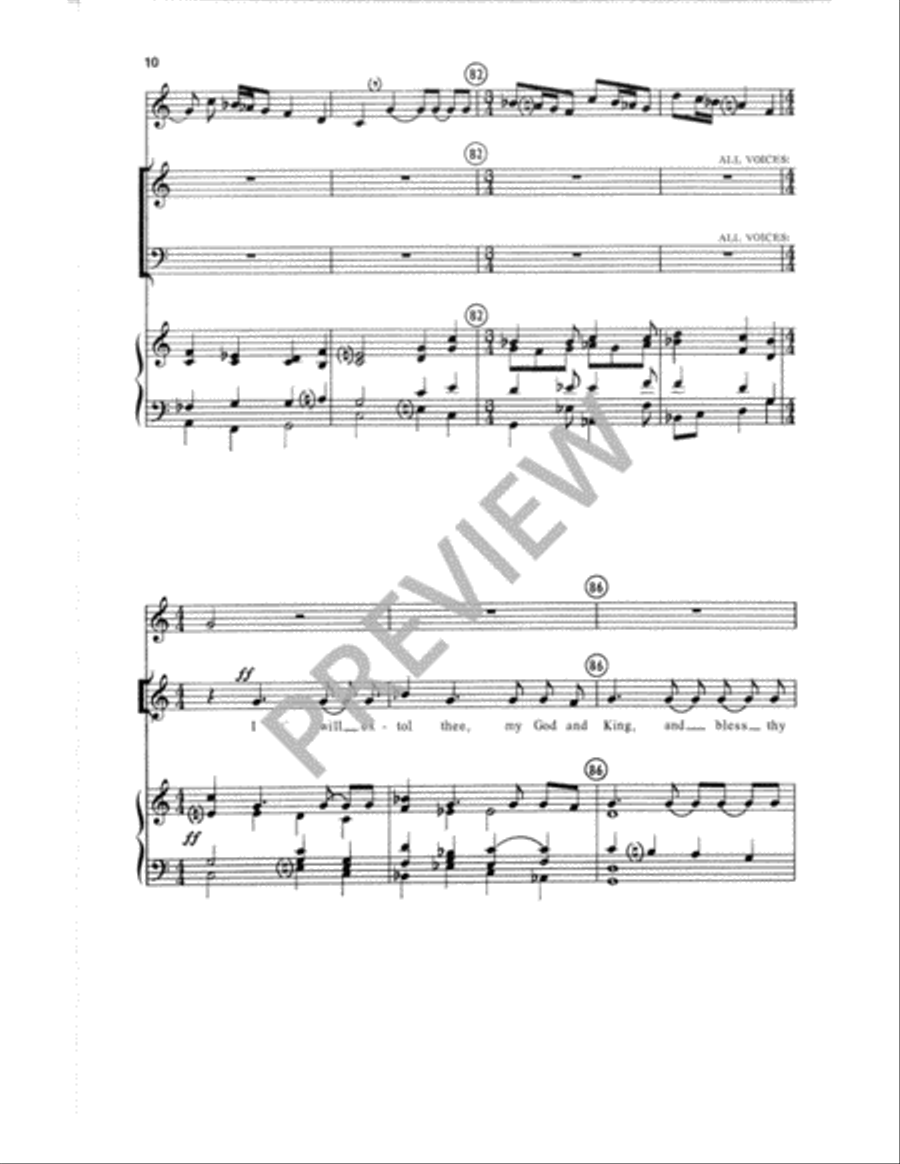 Psalm 145 Psalm 145 Unison Choir scores gallery preview page 11