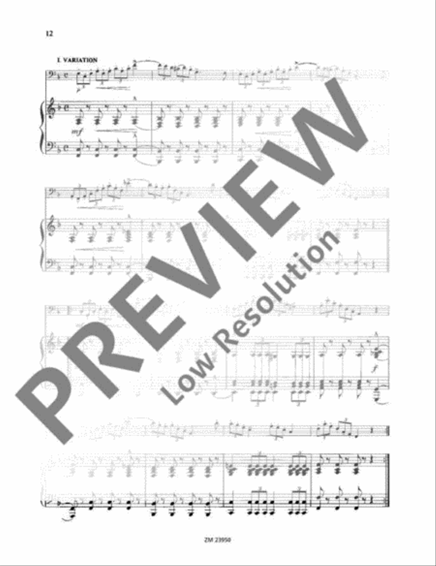 Concerto Bass Trombone scores gallery preview page 13