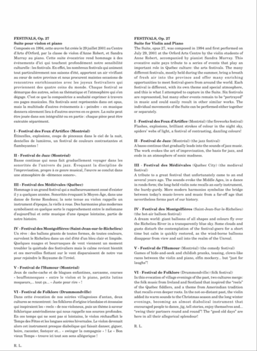 Festivals op. 27 Violin Solo scores gallery preview page 3