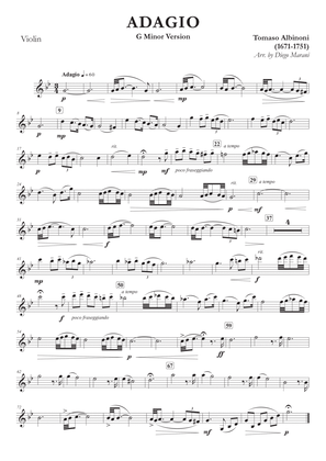 Albinoni's Adagio for Violin and Piano