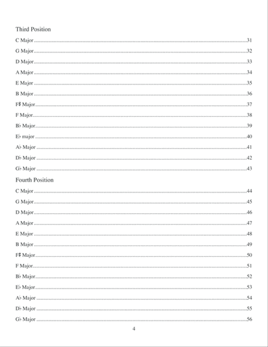 Finger Positions for the Violin Violin Solo scores gallery preview page 5
