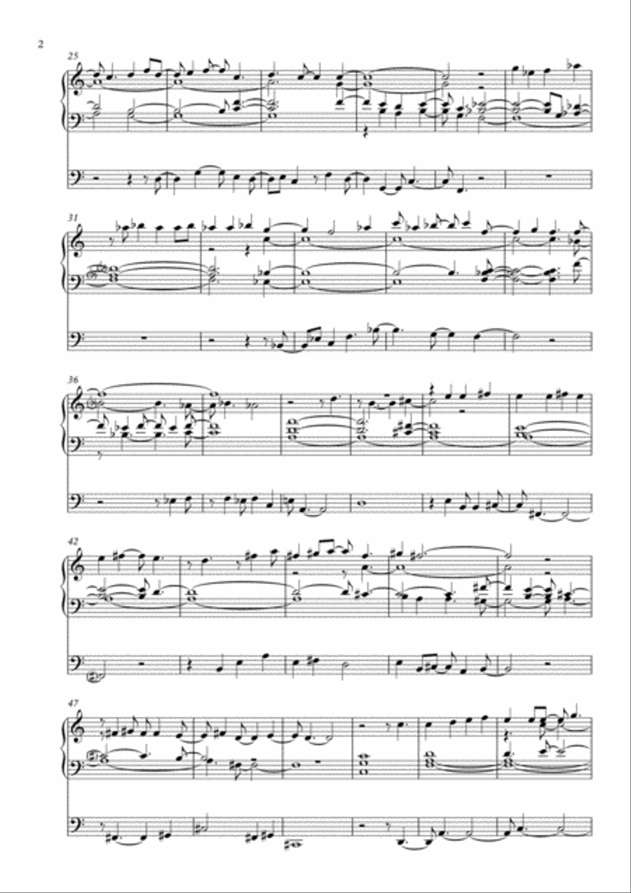 Ecce Dominus veniet, Op. 44 (2018) for solo organ Organ Solo scores gallery preview page 2