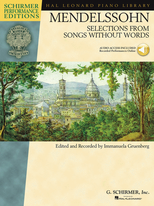 Book cover for Mendelssohn - Selections from Songs Without Words