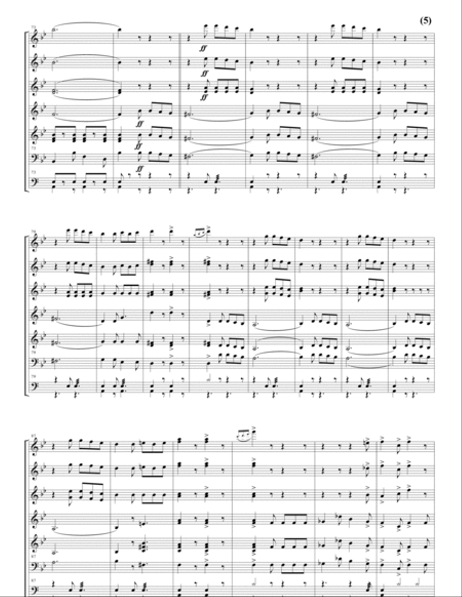 Sousa March Medley School and Community scores gallery preview page 6