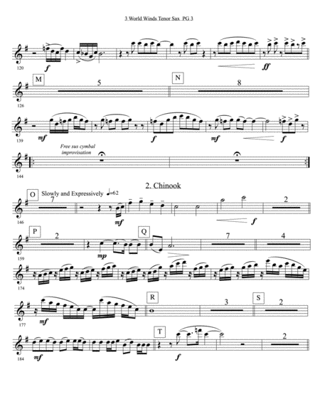 Three World Winds: B-flat Tenor Saxophone