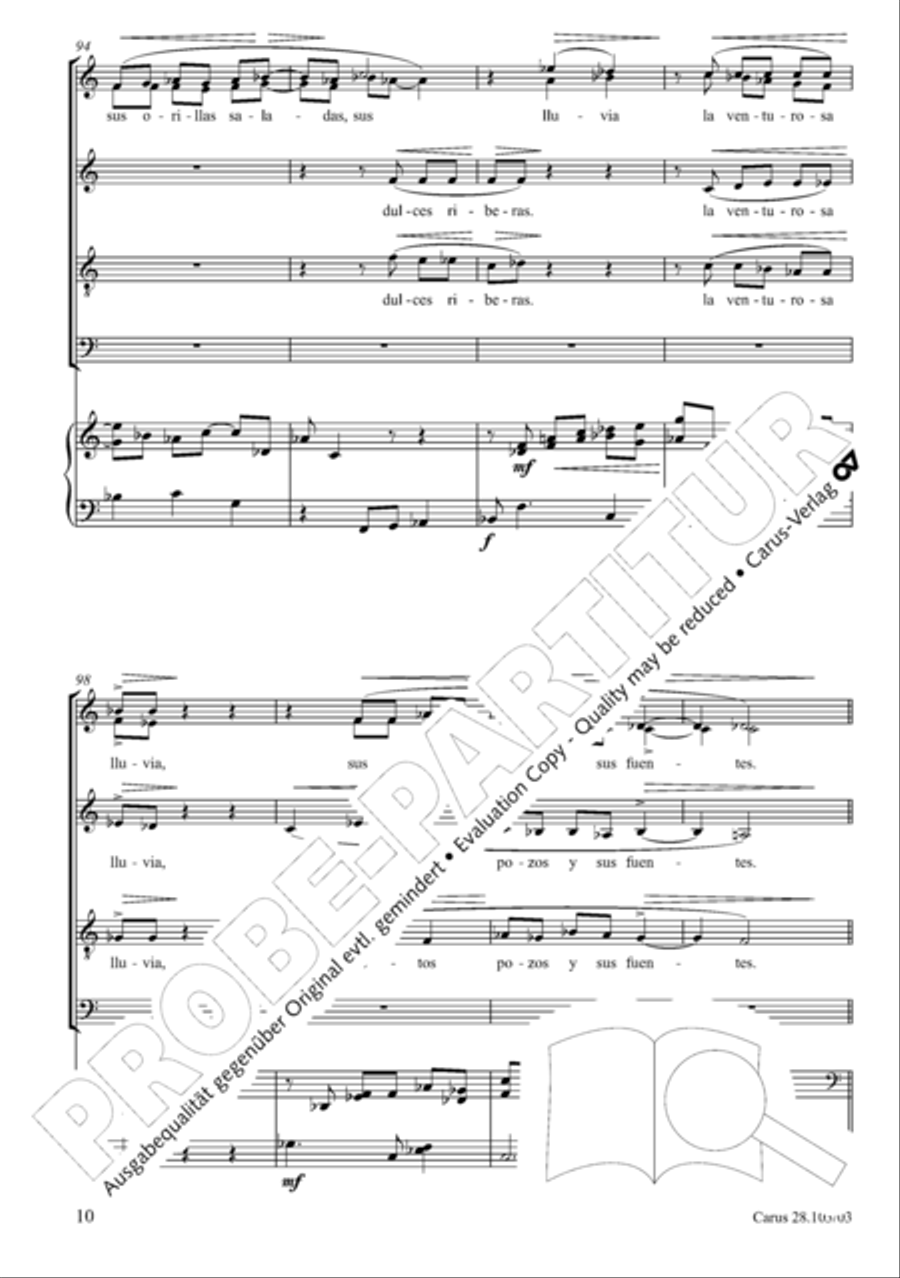 Water Water 4-Part scores gallery preview page 25