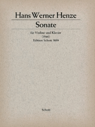 Violin Sonata (1946)