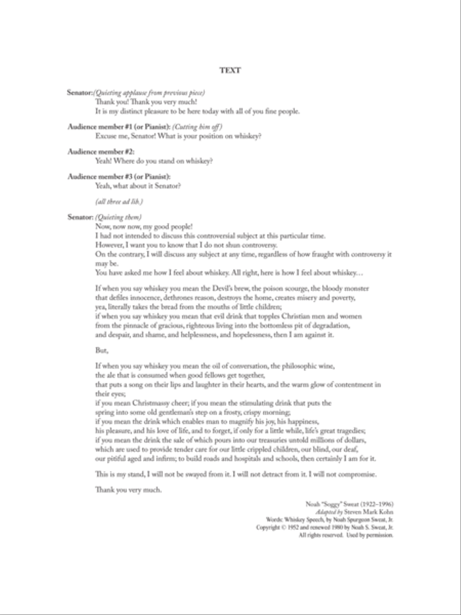 The Senator's Stump Speech Low Voice scores gallery preview page 2