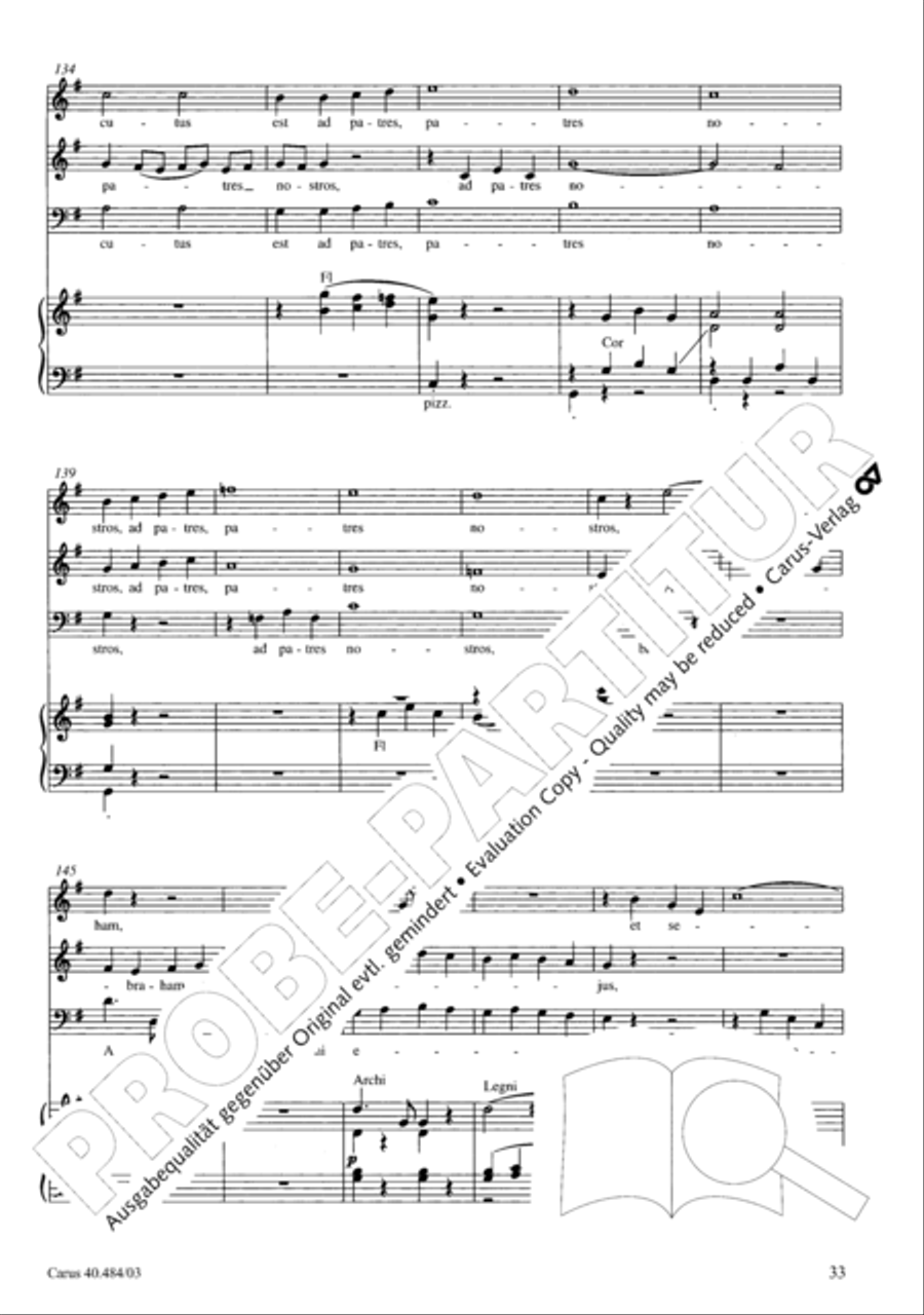 Magnificat in D ATB scores gallery preview page 34