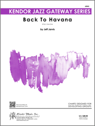 Book cover for Back To Havana (Full Score)