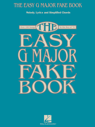 Book cover for The Easy G Major Fake Book