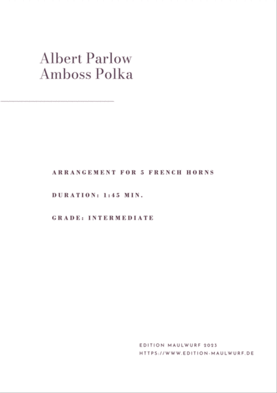 Amboss Polka Amboss Polka Horn scores gallery preview page 2