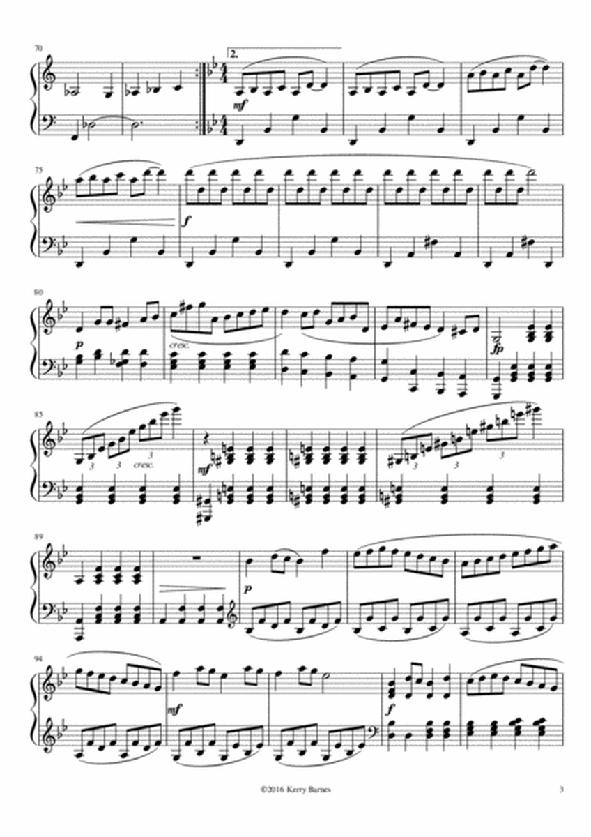 "Allegro Vivace in G minor"