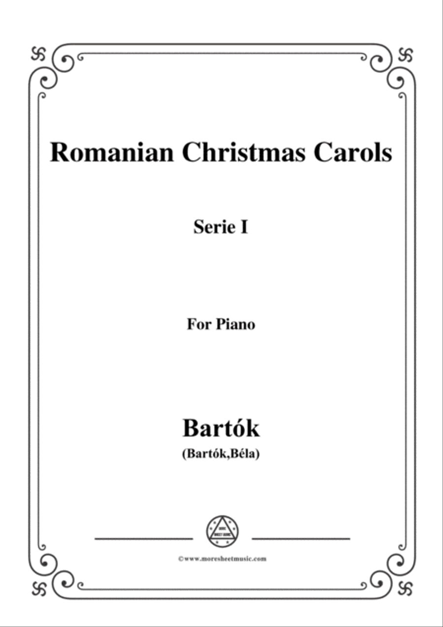 Bartók-Romanian Christmas Carols, Sz.57 Serie I,for Piano image number null