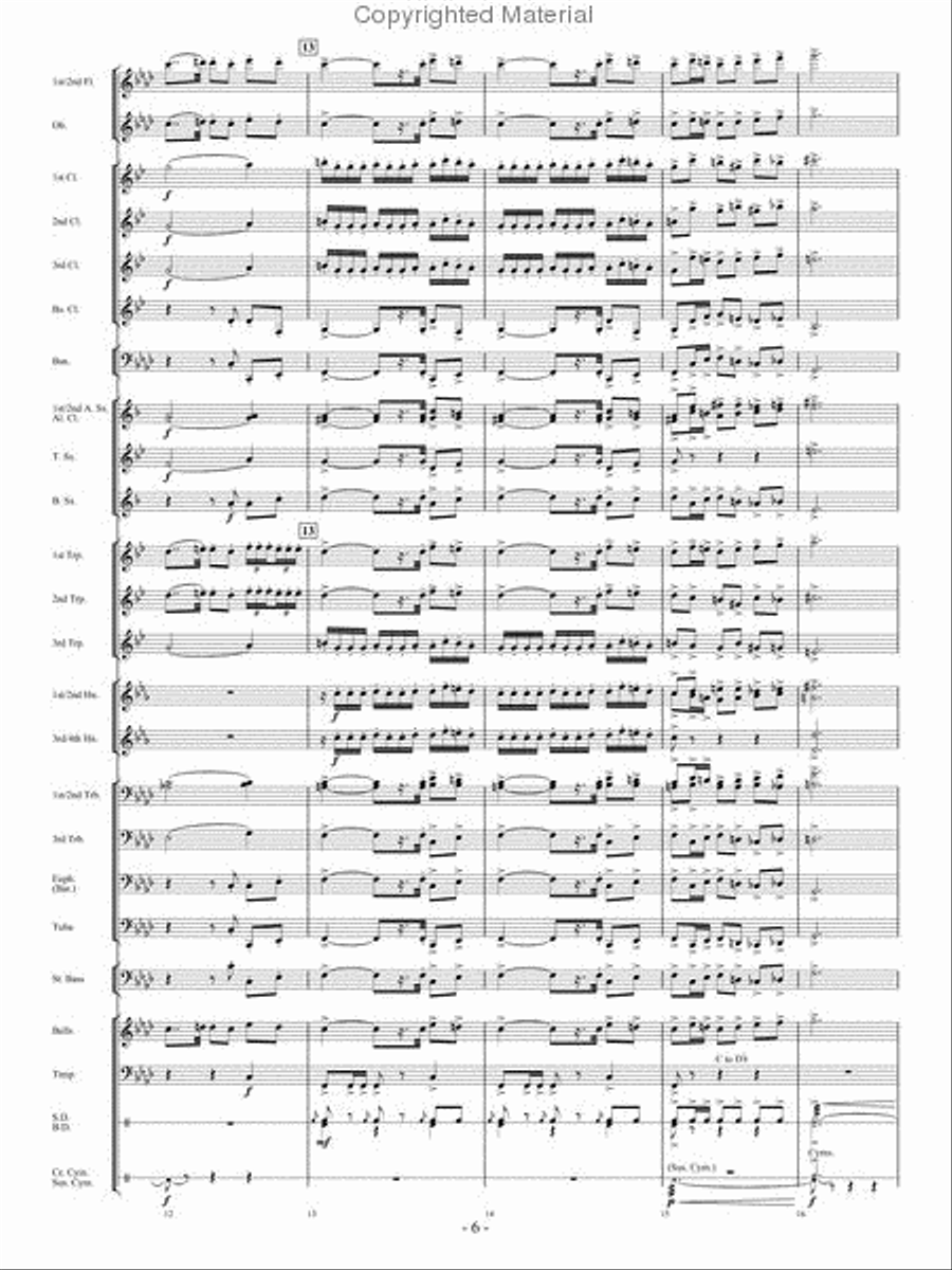 La Peri Concert Band scores gallery preview page 5