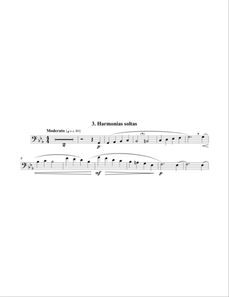 Pequena Suite for Euphonium and Piano Euphonium scores gallery preview page 5