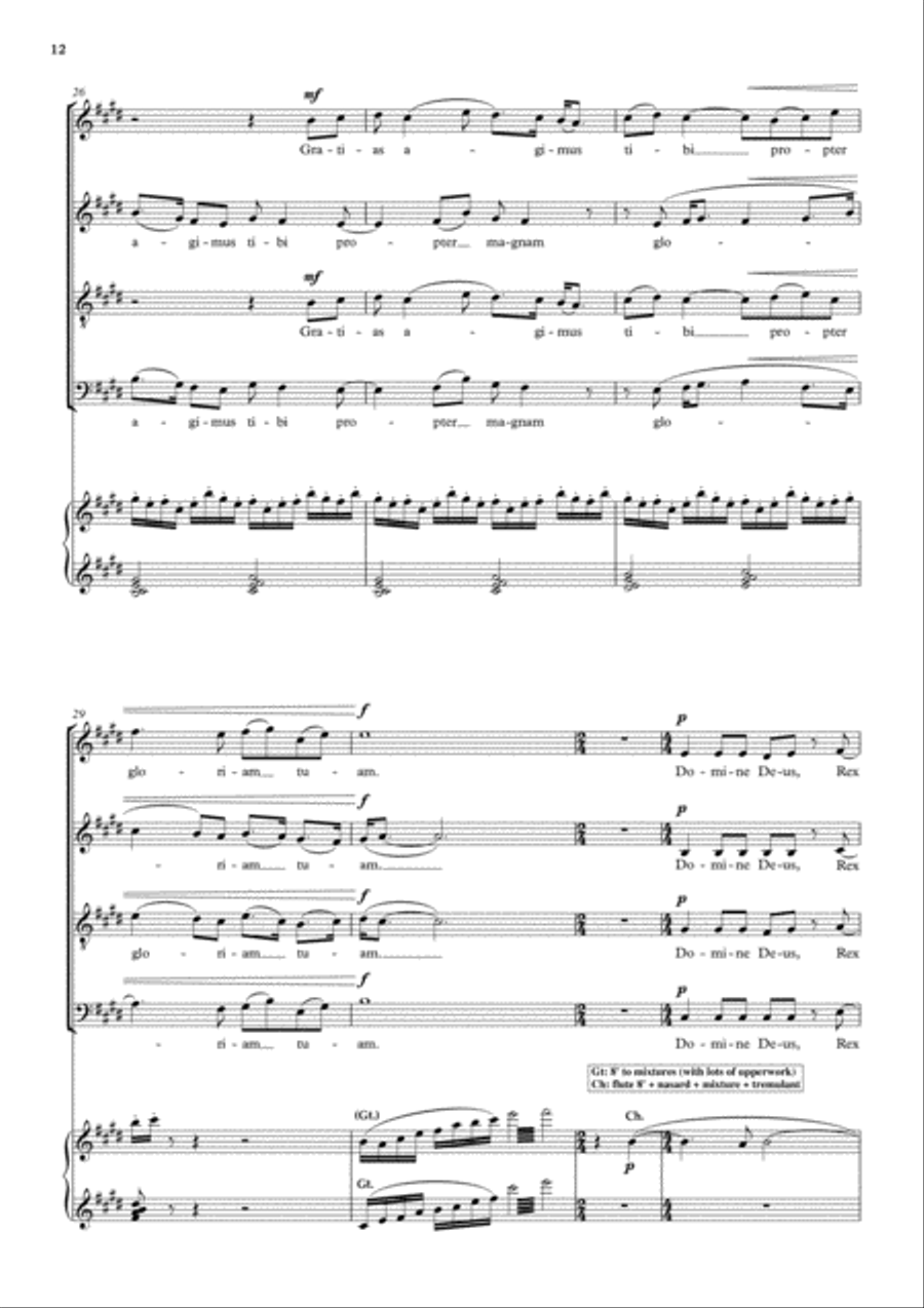 Missa Sanctae Margaretae Missa Sanctae Margaretae 4-Part scores gallery preview page 5