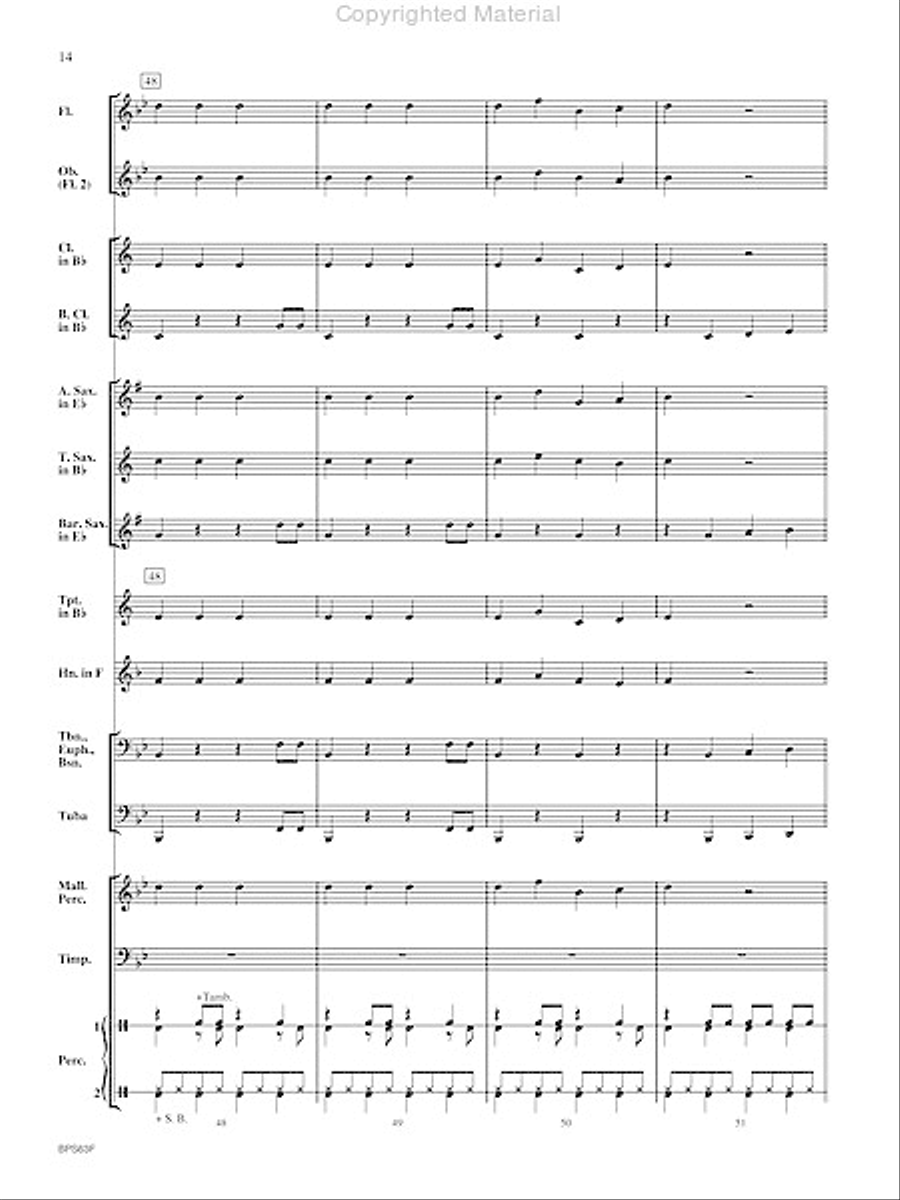 Rockin' Jingle Bells Concert Band scores gallery preview page 15